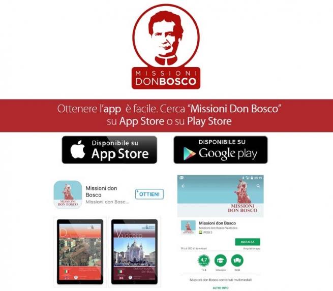 Italy – App for Missioni Don Bosco now enriched with new content