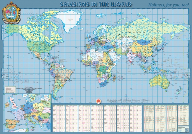 RMG – Da qualche parte tra Platone e la “Mappa Mundi”. La cartina salesiana 2019