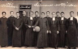 El Salvador - Salésiens et Maristes dans un match de basket