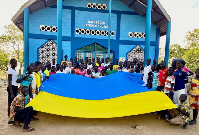 Uganda - Palabek refugee camp: solidarity, closeness, prayer for Ukrainian people