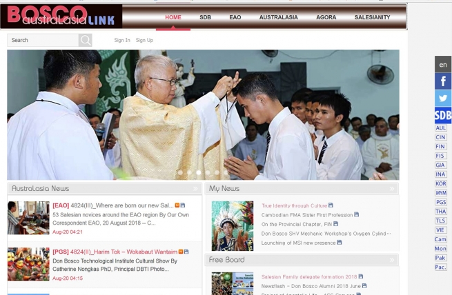 RMG - Don Bosco Links celebrates more than a million visualization.
