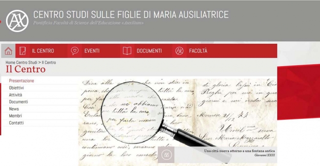 Italia – Online il sito del Centro Studi sulle Figlie di Maria Ausiliatrice