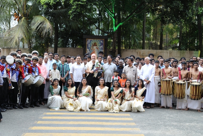 India – Fr. Stefano Martoglio, Vicar of Rector Major, visiting Salesian Province of Bangalore