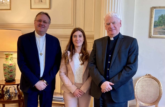 Bélgica - El Consejero General para la Pastoral Juvenil se reúne en Bruselas con el Nuncio Apostólico ante la Unión Europea y las organizaciones católicas europeas