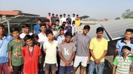India – Un sistema de paneles solares mejora la calidad de vida de los jóvenes huéspedes del "Don Bosco Ashalayam" en Lucknow