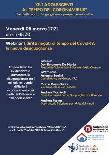 Italia – “I Diritti Negati al tempo del Covid-19: le nuove disuguaglianze”