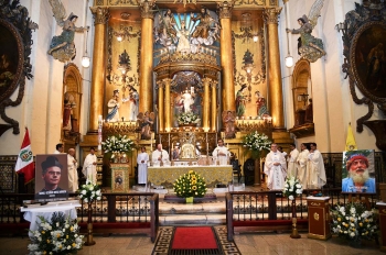 Peru – Eucharistic Celebration in the "Sagrario": a tribute to the Salesian legacy