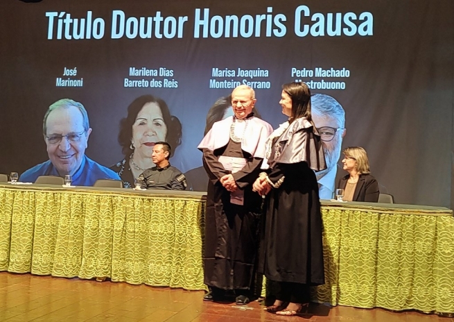 Brazil - Doctorate Honoris Causa for Rector of Catholic University "Don Bosco" of Campo Grande
