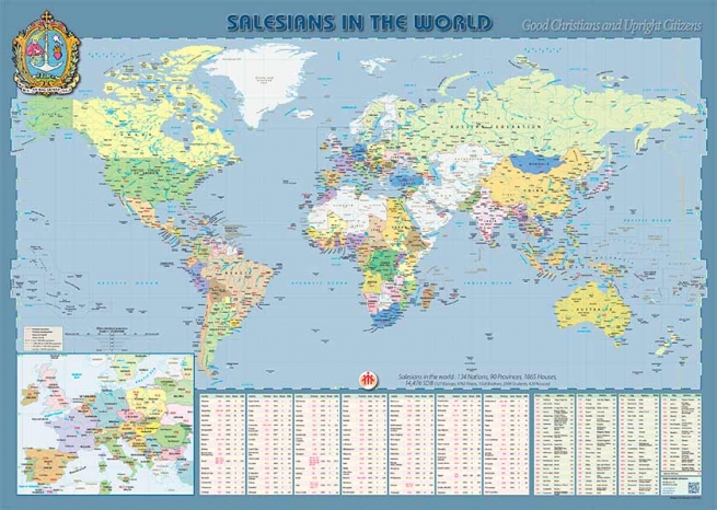 RMG – “Siamo parte della grande mappa salesiana sognata da nostro padre, Don Bosco”: la Mappa Salesiana 2020
