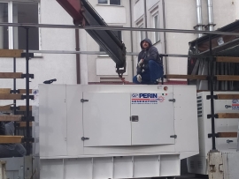 Ucrania – Dos generadores trabajando en Lviv contra el frío y los cortes de energía