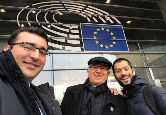 Belgique – Le tour européen du P. Rozmus : une opportunité pour renforcer les contacts avec les Institutions Européennes