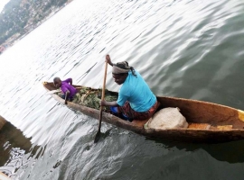 Democratic Republic of the Congo - "The child and the dugout canoe"
