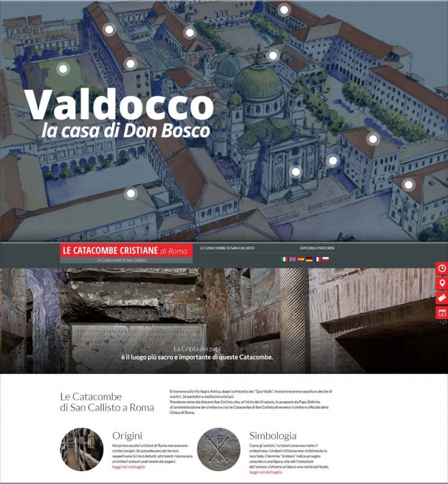 Italia – Renovación de la Web de Valdocco y de la Web de Las Catacumbas de San Callisto