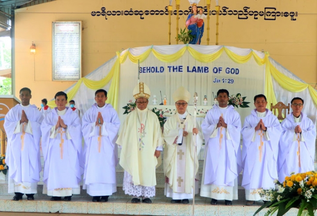 Myanmar – Ordinazione sacerdotale di sei salesiani