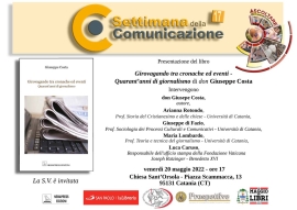 Italia – Alla XVII Settimana della Comunicazione, la presentazione del libro “Girovagando tra cronache ed eventi. Quarant’anni di giornalismo” di don Giuseppe Costa, SDB