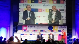 Itália – Feira “Didacta Italia”, encontro com o Ministro da Instrução e do Mérito: “Lançamo-nos a um denso projeto educativo”