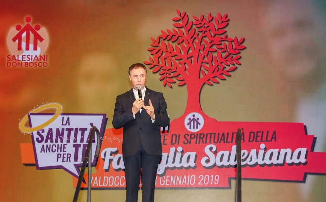 Italia – Jornada de Espiritualidad; Rector Mayor: “Testimoniemos con nuestra vida, creamos en la santidad de la vida cotidiana y demostremos que es posible”