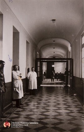 Argentina - Artemide Zatti in the hospital corridors