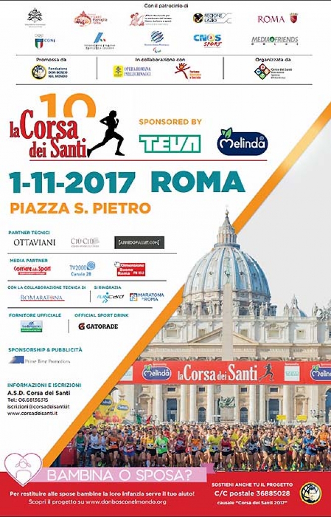 Italia - ¿Niña o Esposa? La carrera de los santos 2017 y su proyecto solidario