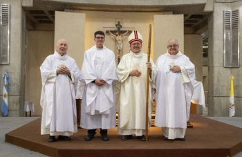 Argentine - Ordination sacerdotale du Salésien Otto Kalenberg