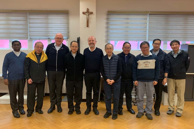 Hong Kong - Vicar of Rector Major, General Economer, and General Councilor for Missions meet Provincial and Council