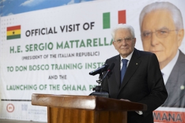 Gana – Mattarella visita o Centro Dom Bosco de Ashaiman: “Aqui se respira, acima de tudo, o espírito salesiano”