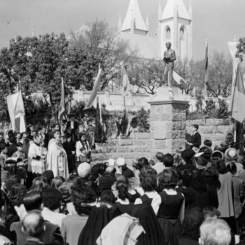 Portugal - Inauguración del monumento dedicado a Domingo Savio