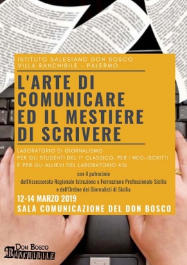 Italia – L’arte di comunicare e il mestiere di scrivere. Parole che parlano all’istituto “Don Bosco - Ranchibile”