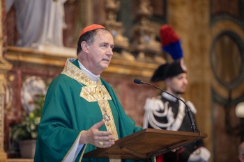 Italia - Primera Misa como Cardenal en la Basílica de María Auxiliadora de Turín para el Rector Mayor, Padre Á.F. Artime