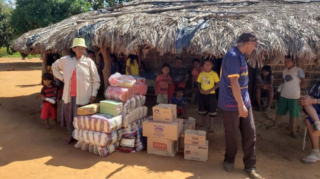 Brazil - Operation Mato Grosso delivers 300 food baskets for indigenous families in Campinápolis