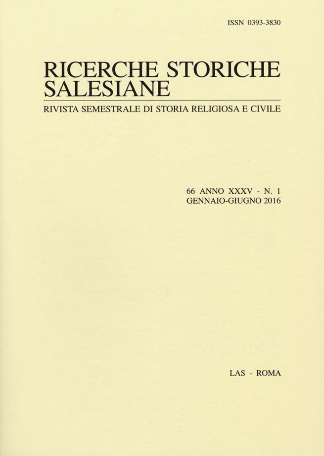 Dom Generalny – Nr 66 “Ricerche Storiche Salesiane”