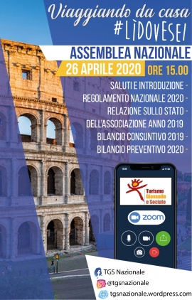 Italia – Assemblea Nazionale e viaggi online: TGS non si ferma