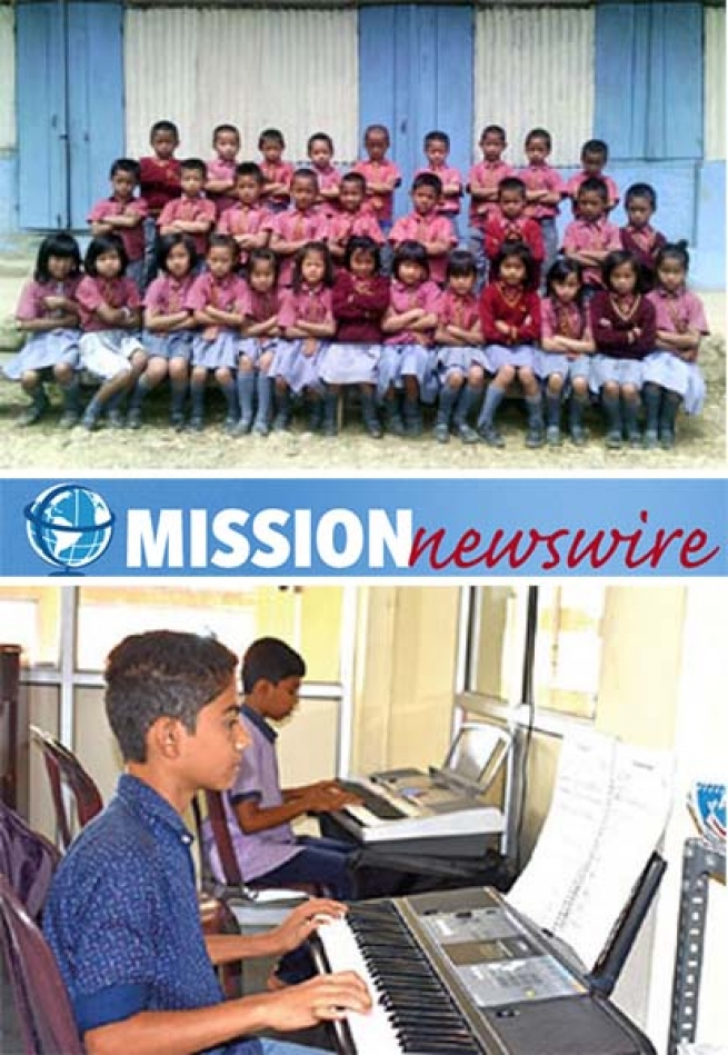 India – Salesians at work for literacy and artistic education of youths in need