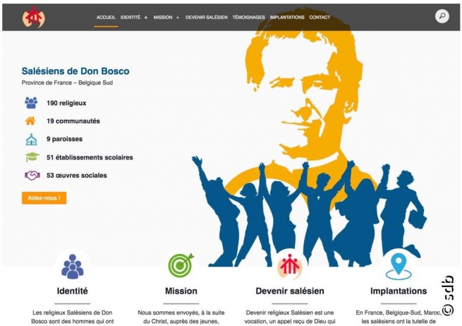 France - Le nouveau site des Salésiens de Don Bosco !