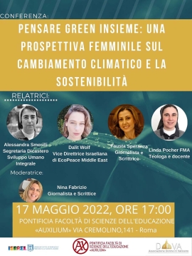 Italia – Juntas y pensando “verde”: una perspectiva femenina sobre el cambio climático y la sostenibilidad