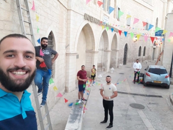 Palestine – Scout group Don Bosco prepares feast day of Sacred Heart of Jesus