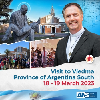 SG – Podróż Przełożonego Generalnego do Argentyny w ramach pielgrzymki do Viedmy w hołdzie św. Artemidesowi Zattiemu SDB
