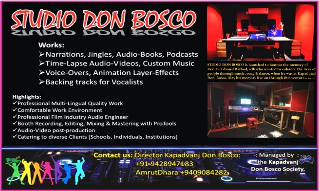 India – Studio Don Bosco Inaugurated at Kapadvanj