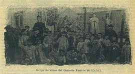 Spain - The first photograph of the Salesians in the city of Madrid