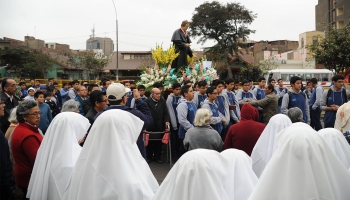 Peru - Procession in honour of Don Bosco