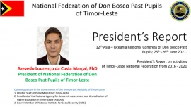 East Timor - Learning from each other: Federation of East Timor Past Pupils