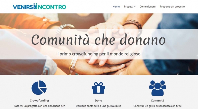 Italia – Un progetto salesiano sul primo portale di crowdfunding cattolico