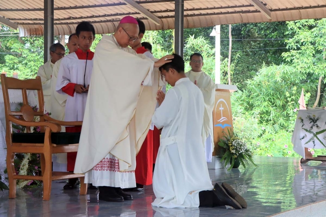 Myanmar - Deacon ordination of Salesian Henry Go Lam Thang