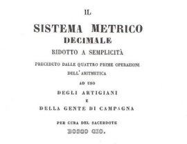 Don Bosco e il sistema metrico decimale