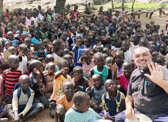 Uganda - Don Bosco, a prominent figure in Palabek refugee camp