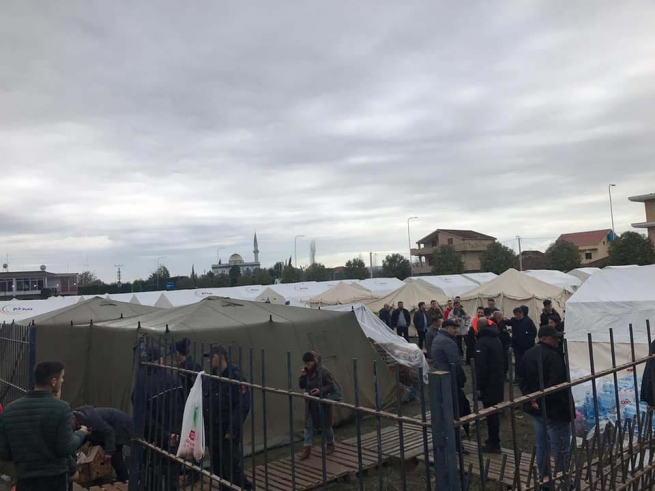 Albania – Emergenza terremoto, il VIS collabora con la Caritas