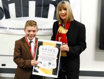 Great Britain - Salesian student awarded for his service to the homeless