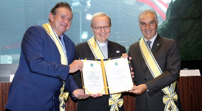 Brazil - Rector of Don Bosco Catholic University in Campo Grande receives highest honor from South Mato Grosso State