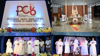 India – The Salesians in the Province of Bangalore gathered in the "Upper Room" for their 16th Provincial Chapter