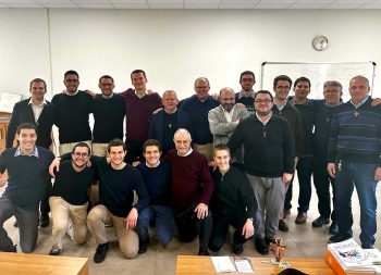 Italy – Visit of Fr Gildasio Mendes to the novitiate at Colle Don Bosco